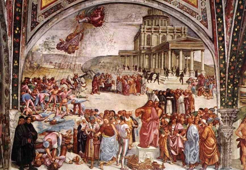 Luca Signorelli. The Deeds of the Antichrist.