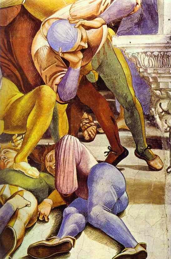Luca Signorelli. The End of the World, Apocalypse. Detail.