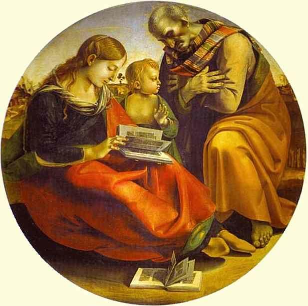 Luca Signorelli. The Holy Family.