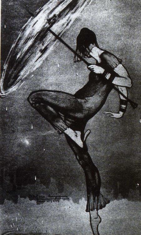 David Alfaro Siqueiros. The Dance of the Rain.