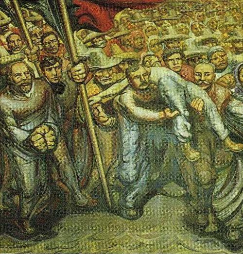 From the Dictatorship of Porfirio Diaz to the Revolution. Detail.