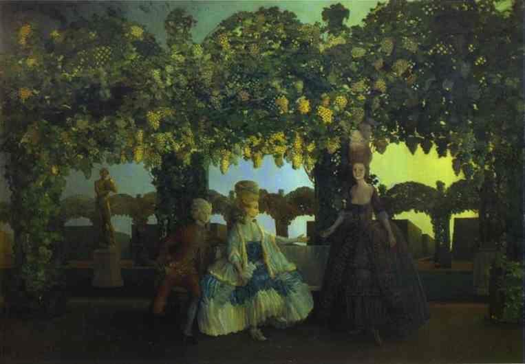 Constantin Somov. Evening.