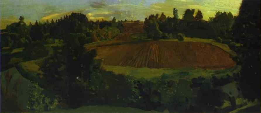 Constantin Somov. Ploughland.