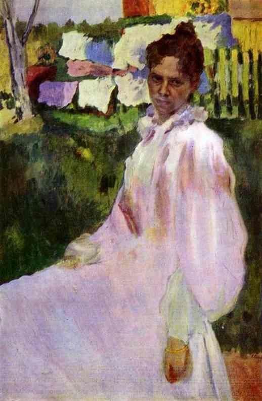 Constantin Somov. Portrait of N.F. Ober.