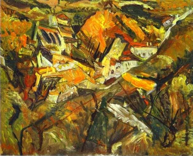 Chaim Soutine. Céret Landscape/ Paysage de Céret.