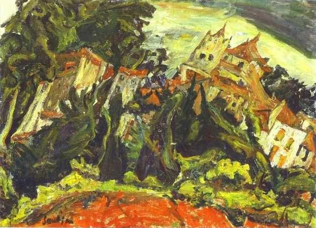 Chaim Soutine. Houses at Céret/Maisons à Céret.