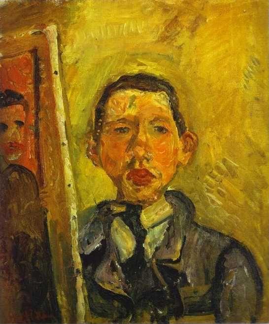 Chaim Soutine. Self-Portrait/Autoportrait.