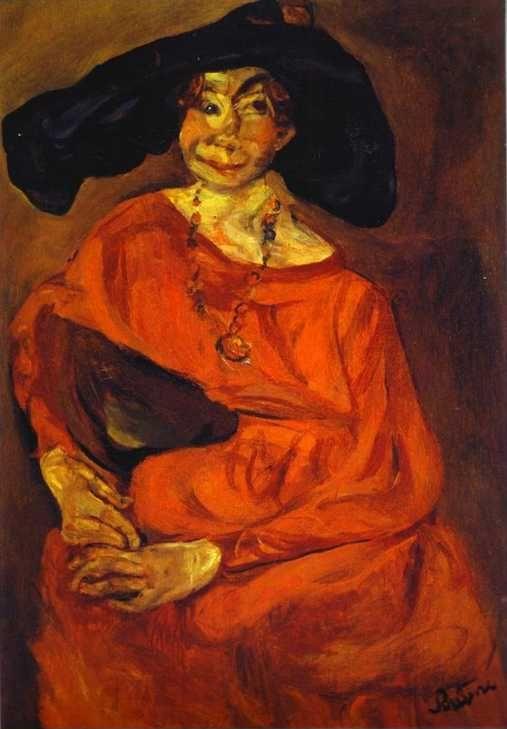 Woman in Red./ La femme en rouge.