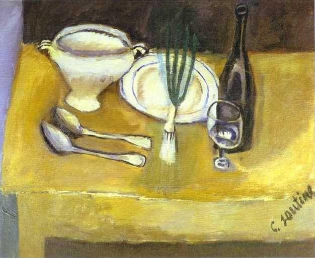 Chaim Soutine. Still Life with Soup Tureen/Nature morte a la soupiere.