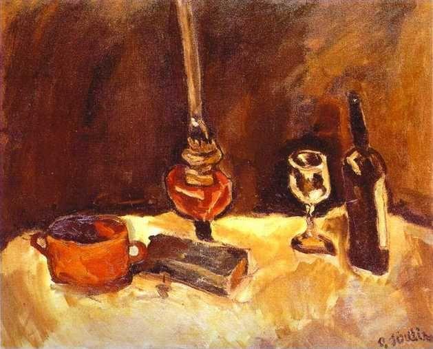 Chaim Soutine. Still Life with Lamp.