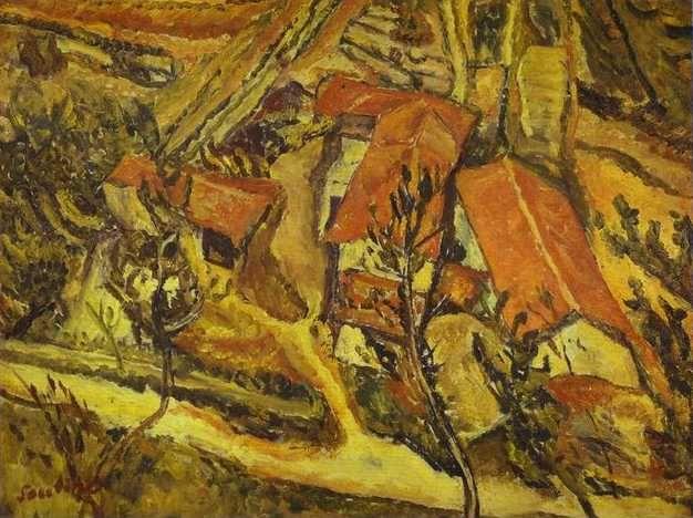 Chaim Soutine. Landscape/Paysage.