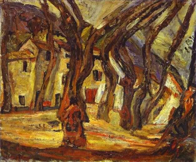 Chaim Soutine. Landscape/Paysage.