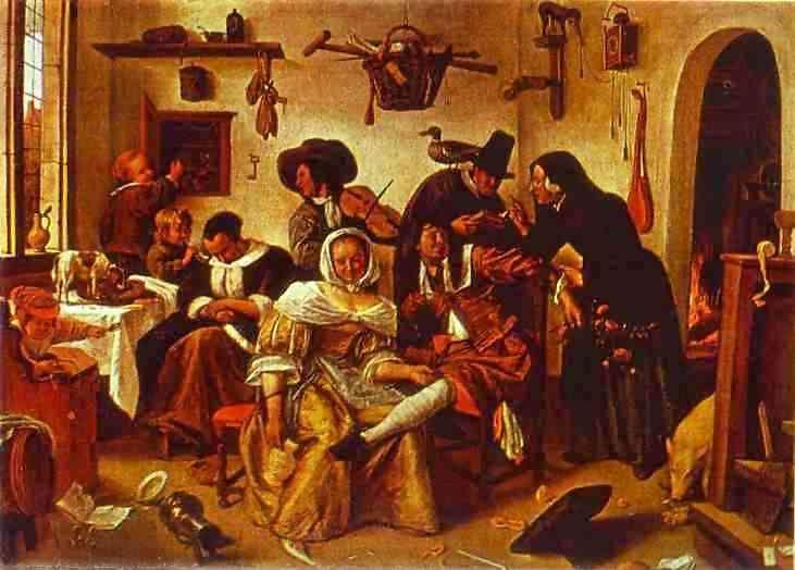 Jan Steen. The World Upside Down.