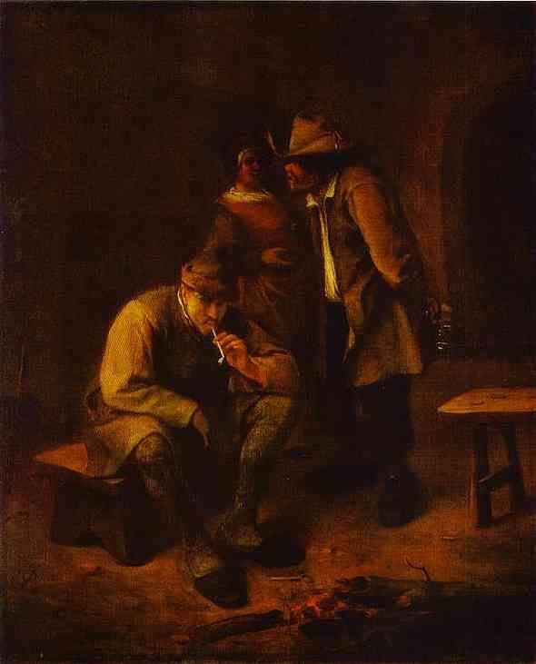 Jan Steen. Smoker.