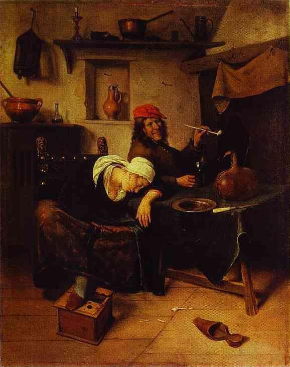 Jan Steen. Idlers.