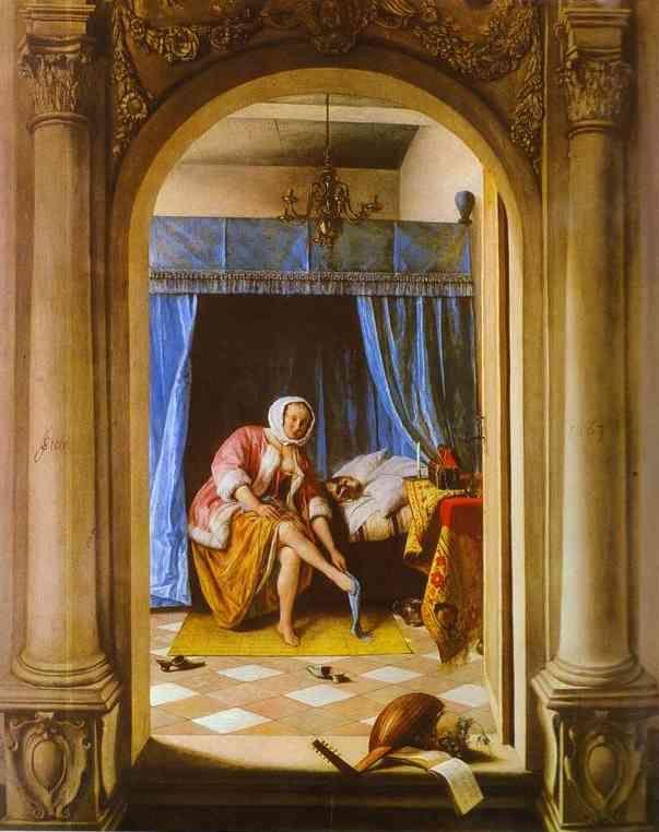 Jan Steen. The Morning Toilet.