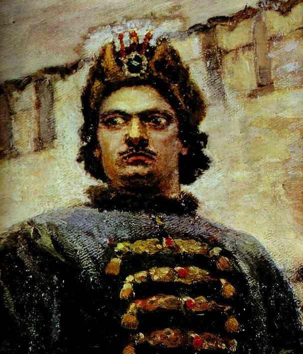 Vasily Surikov. Morning of the Strelets' Execution. Detail.