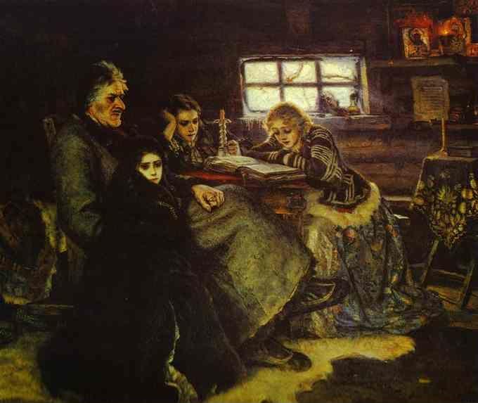Vasily Surikov. Menshikov in Berezovo.