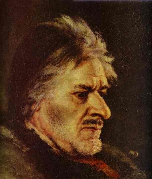 Vasily Surikov. Menshikov in Berezovo. Detail.
