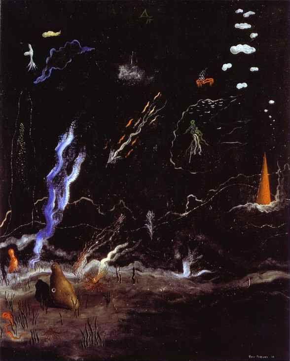 Yves Tanguy. Storm (Black Landscape). L'Orage (Paysage noir).