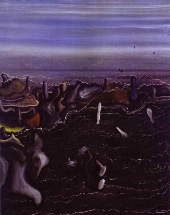 Yves Tanguy. The Dark Garden. Le Jardin sombre.