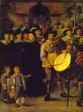 David Teniers the Younger. Members of Antwerp Town Council and Masters of the Armaments Guild. Detail.