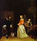 Gerard Terborch. The Suitor's Visit.