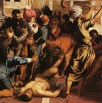 Jacopo Robusti, called Tintoretto. Miracle of the Slave. Detail.
