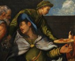 Jacopo Robusti, called Tintoretto. Supper at Emmaus. Detail.
