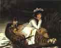 James Tissot. Young Lady in a Boat.