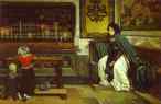 James Tissot. Marguerite in Church.