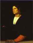 Titian. Young Man with Cap and Gloves.