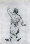Man in a Shirt, From Behind.