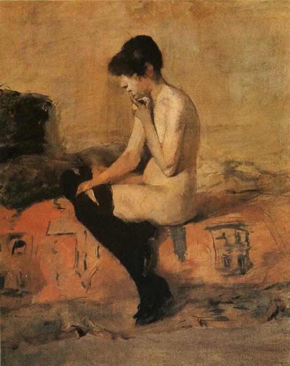 Henri de Toulouse-Lautrec. Etude de nu / Study of a Nude.