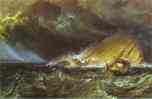 William Turner. The Mew Stone at the Entrance of Plymouth Sound.