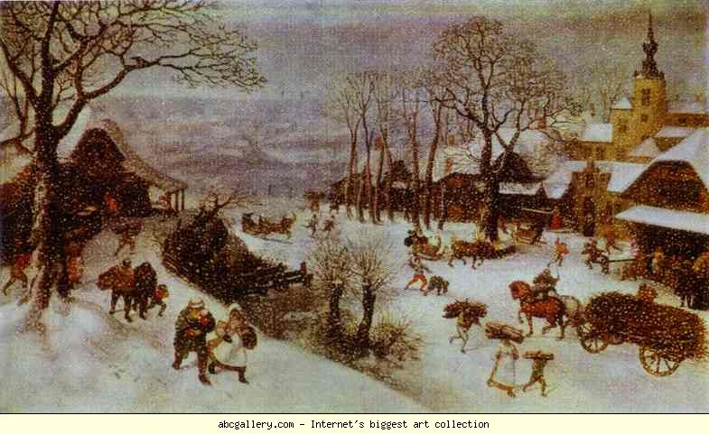 Lucas van Valckenborch. Winter Landscape.