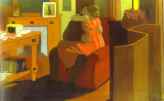 Intimacy: Couple in Interior /Intimité: Couple dans un intérieur.