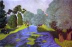 Landscape in Normandy. Arques-la-Bataille.