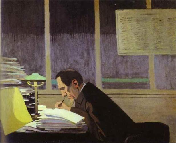 Félix Vallotton. Félix Fénéon Editing La Revue Blanche/Félix Fénéon à La Revue blanche.