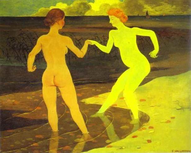 Félix Vallotton. Lady and Her Maid/La Maîtresse et la Servante.