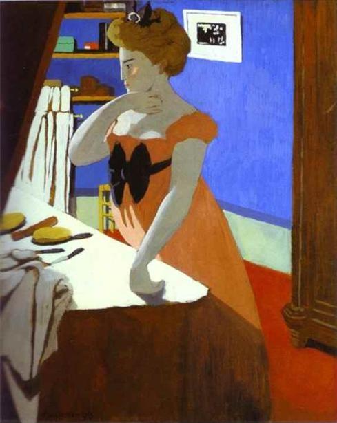 Félix Vallotton. Misia at Her Dressing Table/Misia à sa coiffeuse.