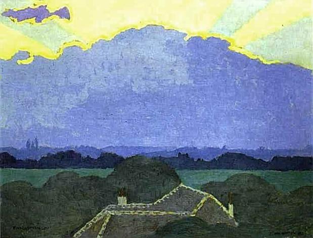 Félix Vallotton. Cloud in Romanel/Nuage à Romanel.