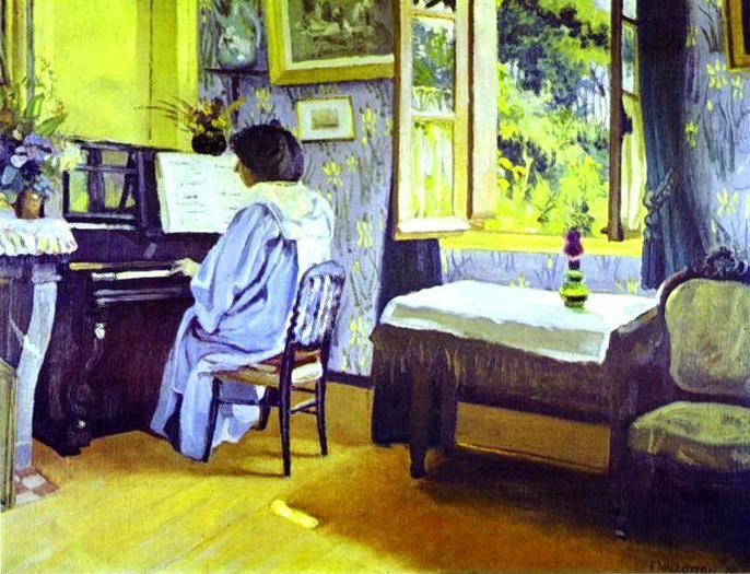 Félix Vallotton. Lady at the Piano.