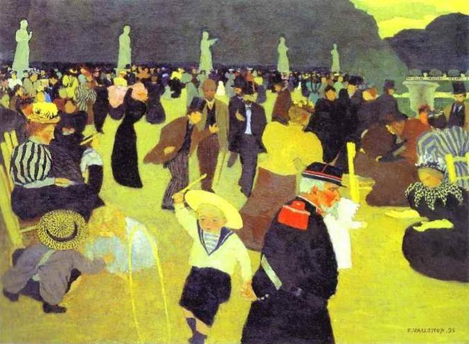 Félix Vallotton. Luxembourg Garden/Jardin du Luxembourg.