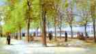 Vincent van Gogh. In the Jardin du Luxembourg.