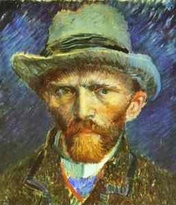 Vincent van Gogh. Self-Portrait in a Grey Felt Hat.