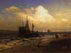 Feodor Vasilyev. On the River. Windy Day.