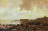 Feodor Vasilyev. The Shore. Cloudy Day.