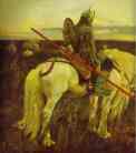 A Knight at the Crossroads. Detail.