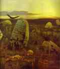 A Knight at the Crossroads. Detail.